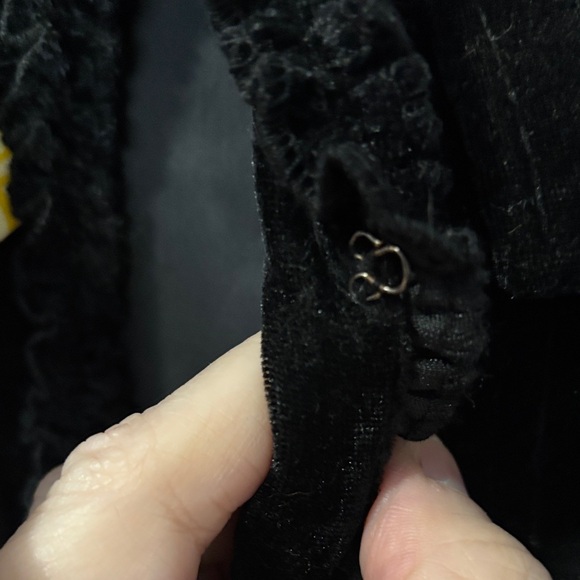 MOTTO Black Velvet Blazer NWT - Picture 8 of 10